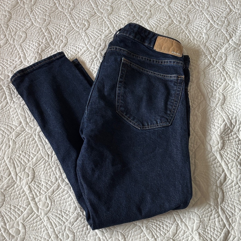 Bonobos Men's Deep Indigo slim taper Jeans